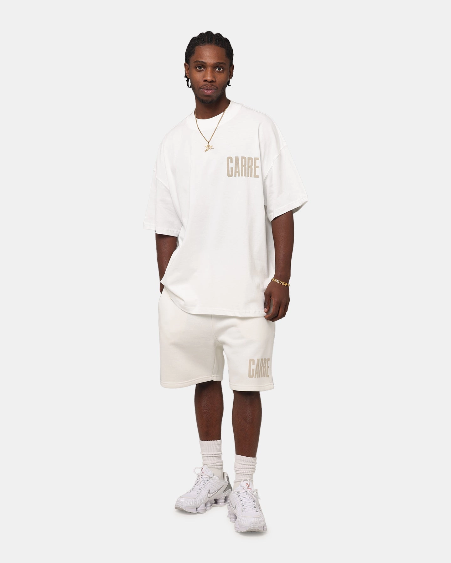 Carre Premium Essentials T-Shirt Off White Feminine Touch Sustainable Fibers