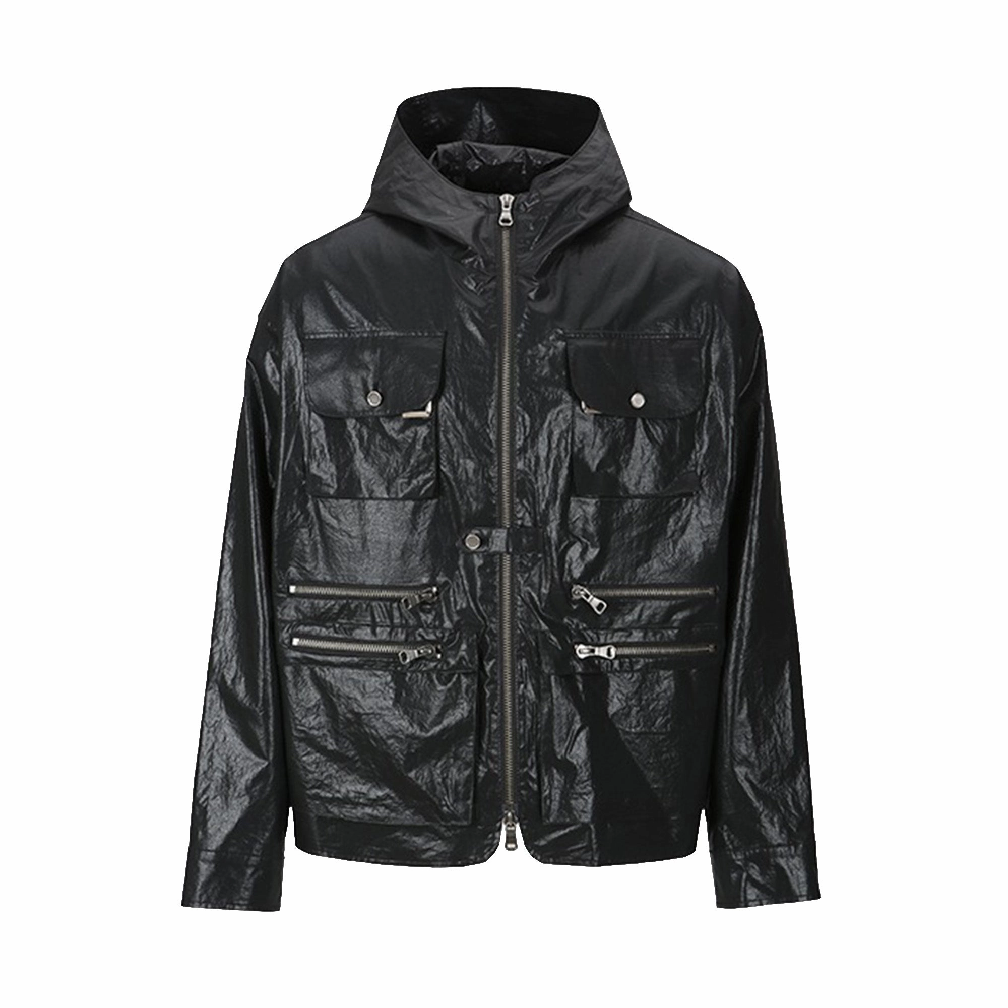 Andersson Bell Milano Hooded Jacket 'Black' Noise Reduciting Fabric Stylish Outer Layer