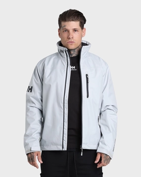 Helly Hansen Crew Midlayer Jacket Grey Fog WeightDispersing Padding