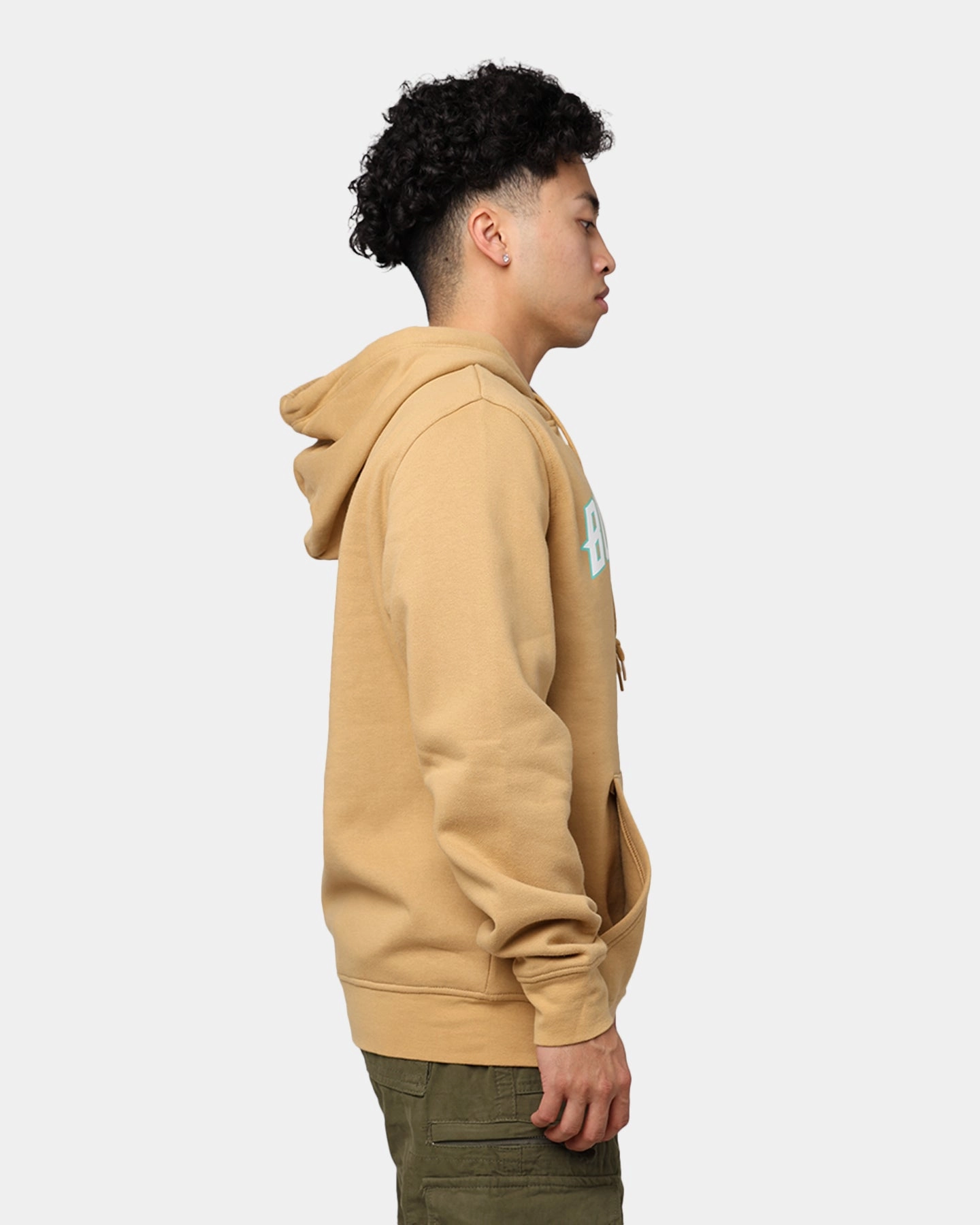 New Era Charlotte Hornets NBA 2023 Hoodie Medium Beige Fresh Function Demonstrate