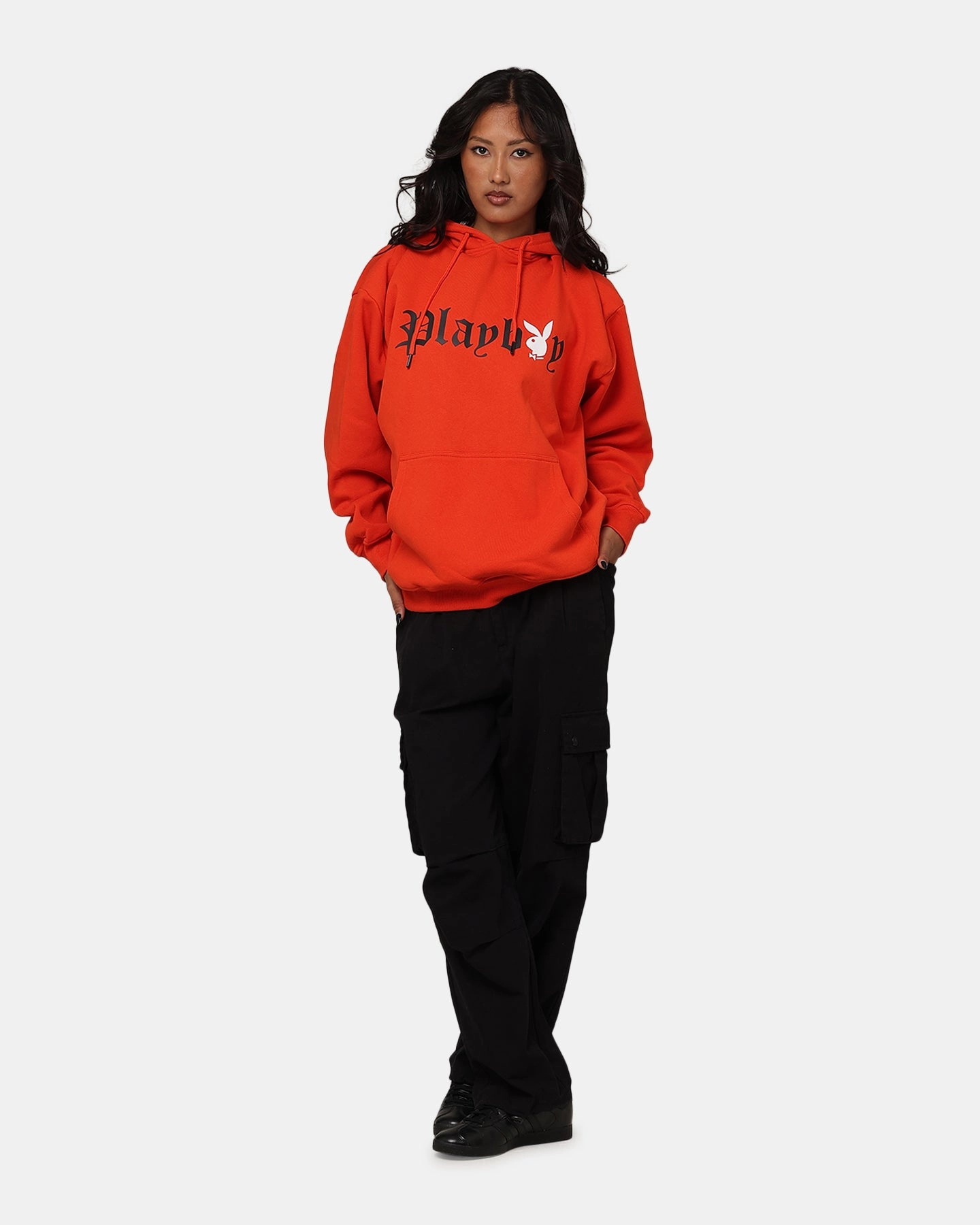 Playboy Bunny O Gothic Hoodie Orange standard size