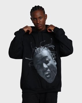 suitable for award ceremonies Goat Crew X Ol' Dirty Bastard Big Face Hoodie Black