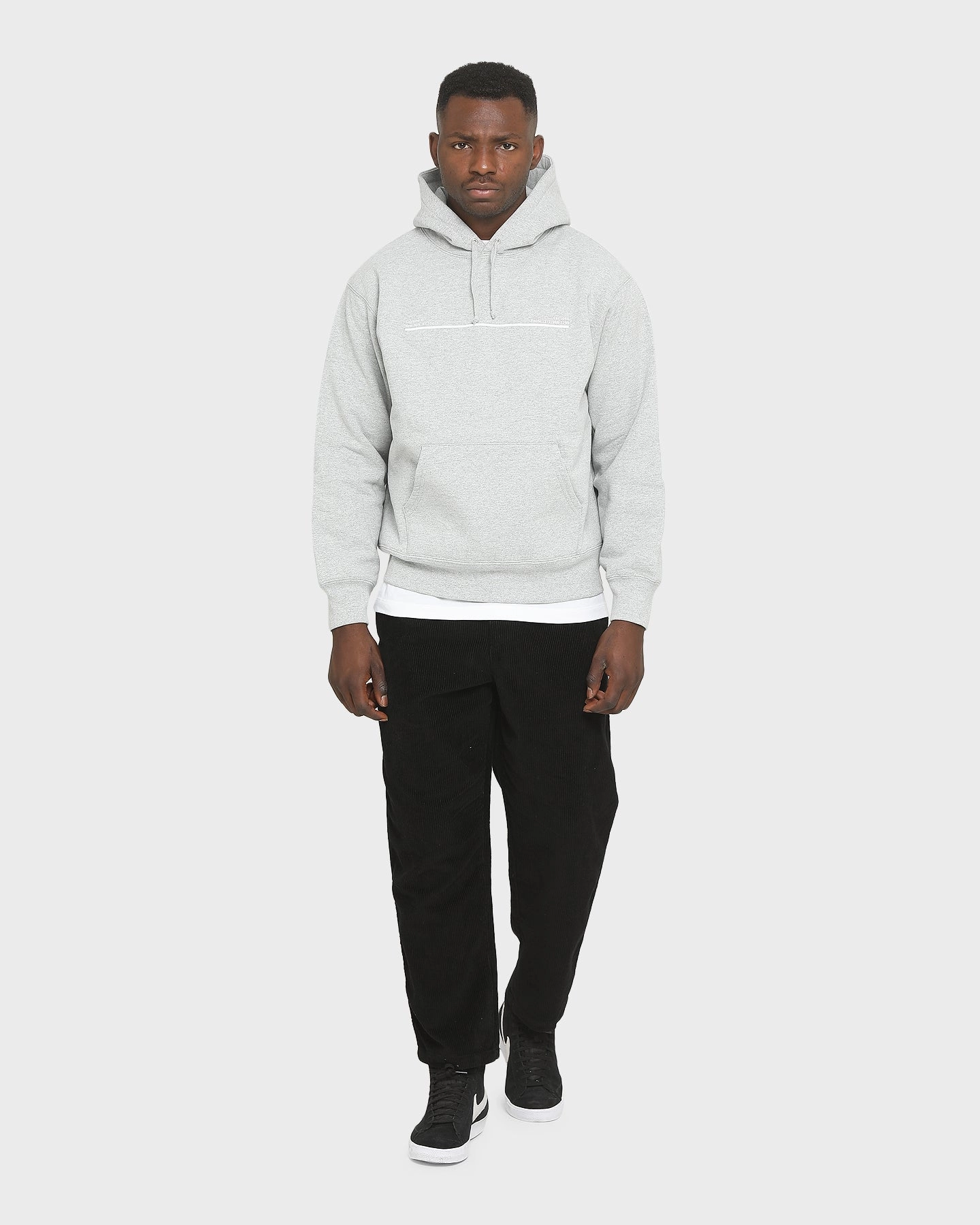 Outdoor Activity Supreme Shop Hooded Sweatshirt Heather Grey