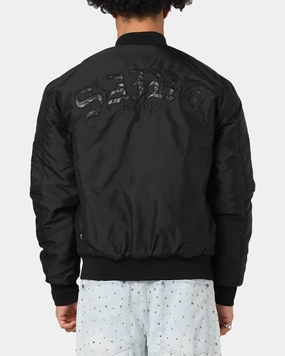 Saint Morta Gothic Noir Bomber Jacket Black Father's Day