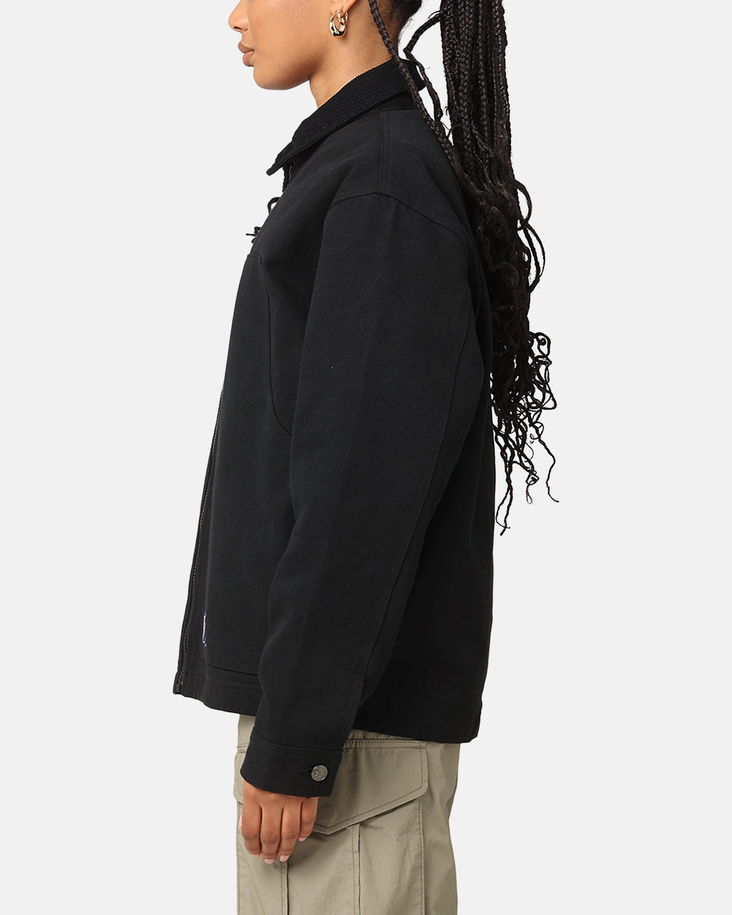 Carre Wares Jacket Black Secure Chest Pocket Weekend Ready