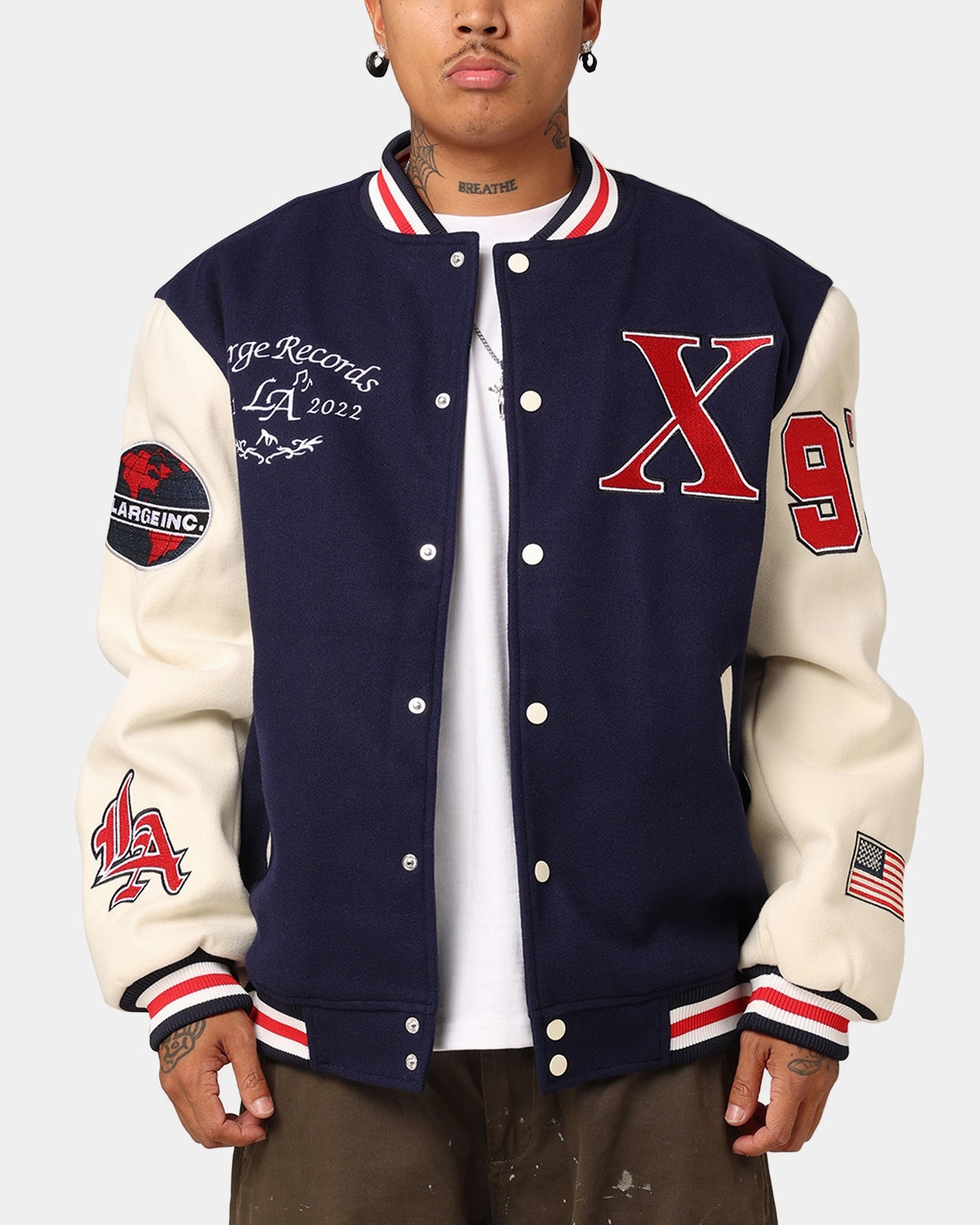 X-Large 91 Jacket Navy Brush Enhance