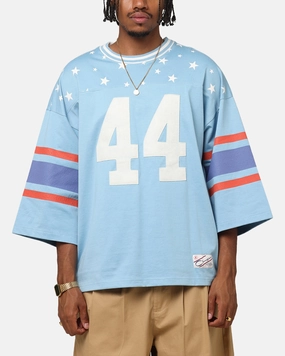 Essential Fashion Champion 60's Football T-Shirt Pale Blue