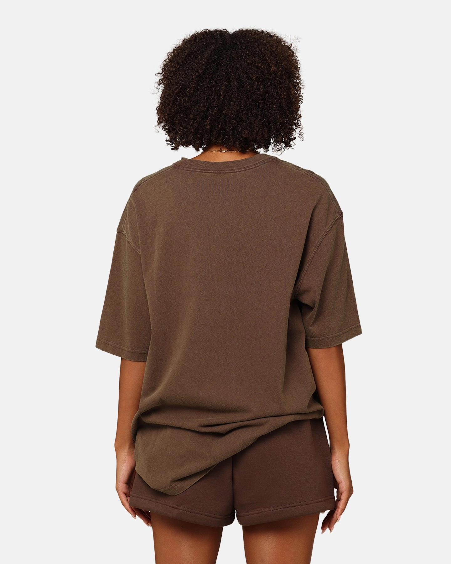 OdorResistantTechnology Light Trend Jordan Women's Oversized Graphic T-Shirt Baroque Brown/Legend Coffee