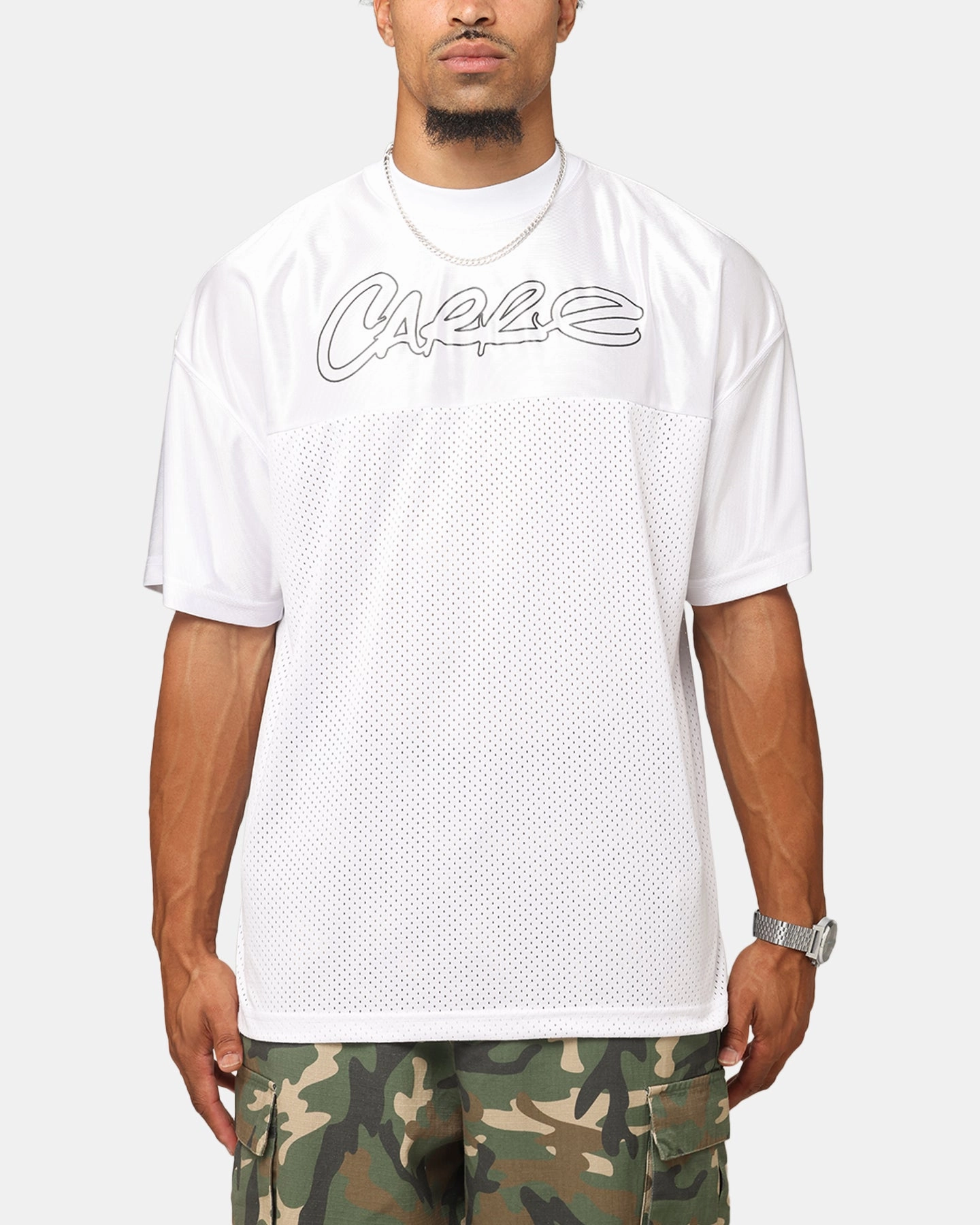 Carre Nova Sports T-Shirt White Round neck simplicity