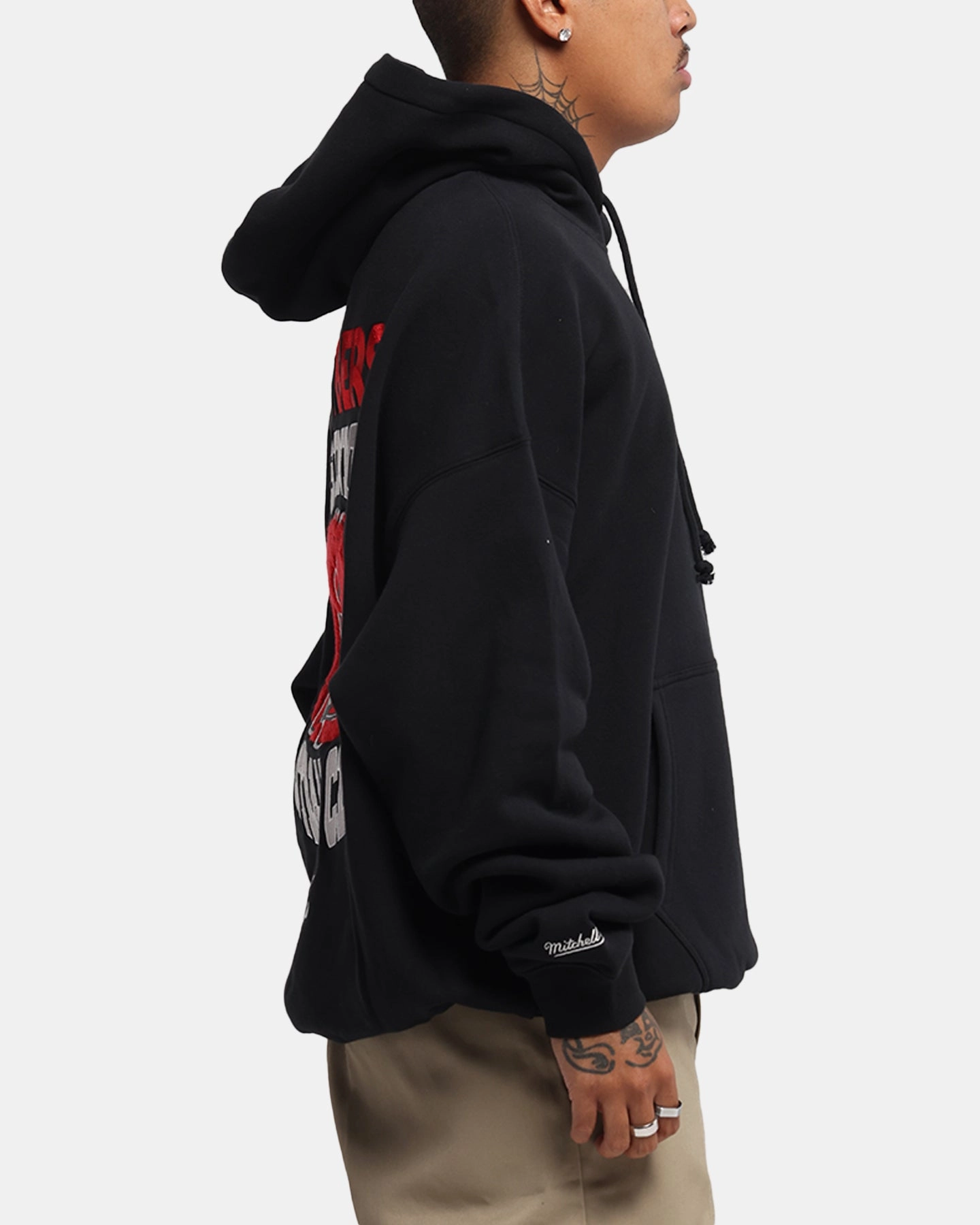 Mitchell & Ness Essendon Bombers Team Hoodie Solid Black Black Purple