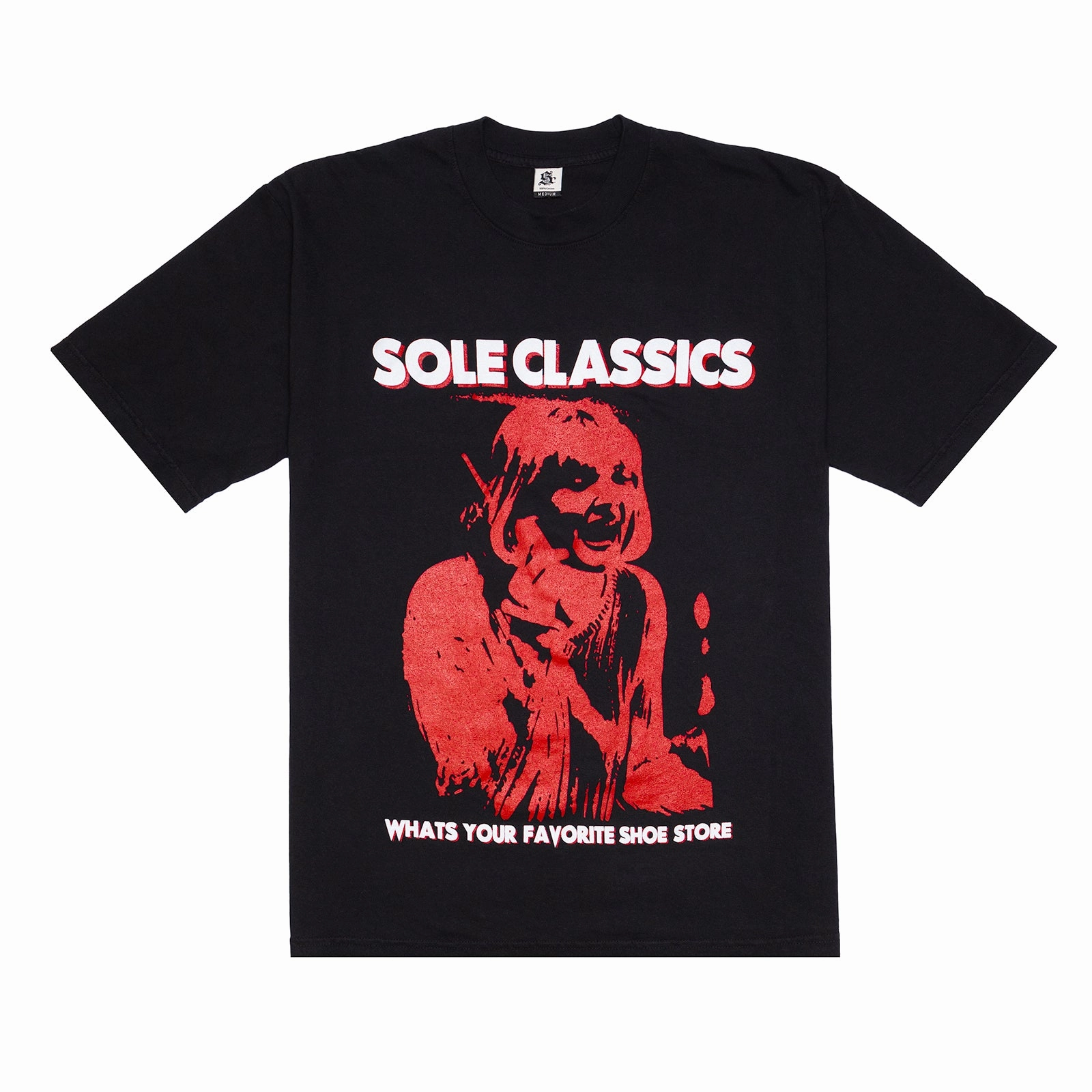 Sole Classics Favorite Shoe Store T-Shirt 'Black' Long sleeved warmth Chill Vibe