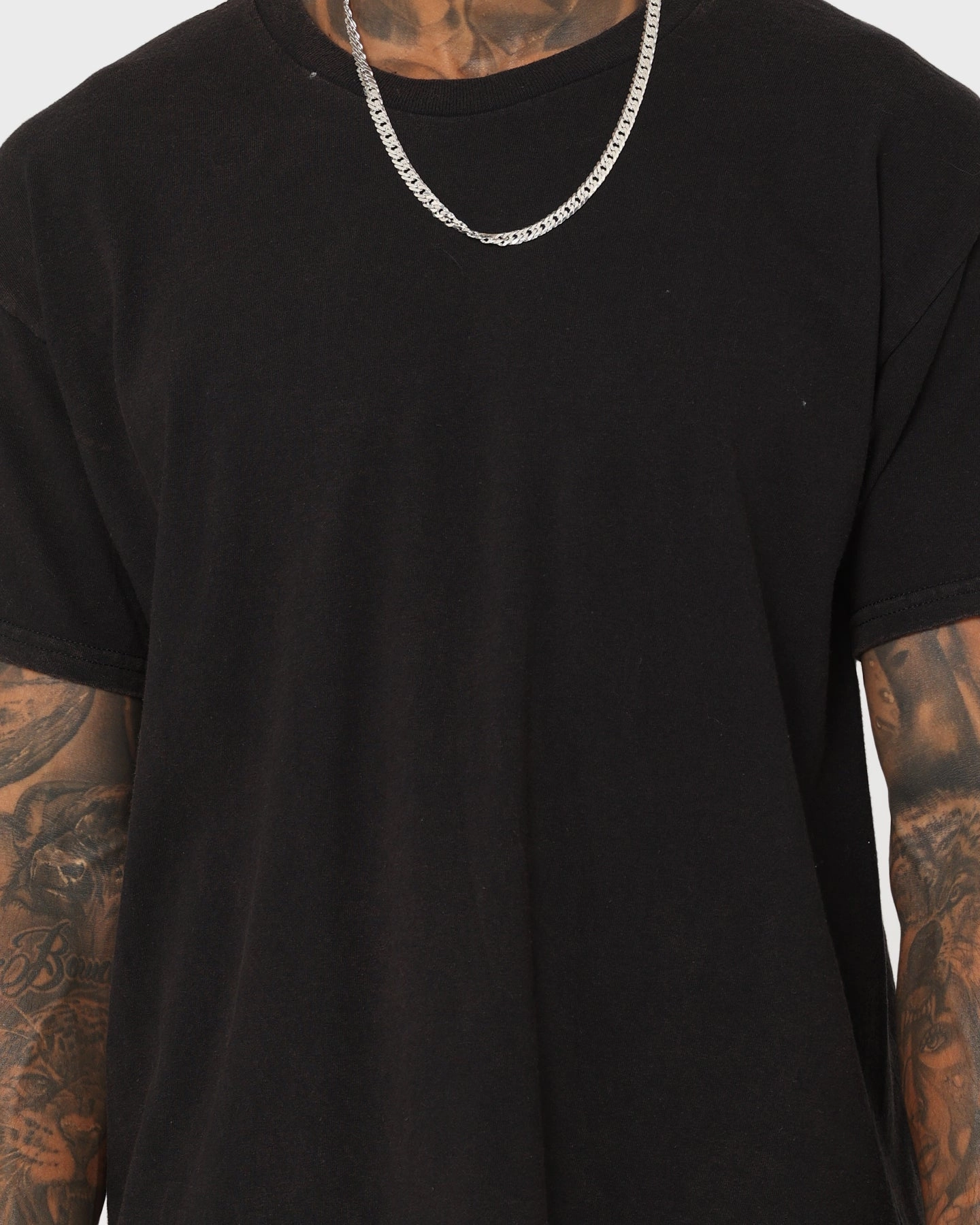 Practical Design Well Made Standard Vintage Black T-Shirt Black Wash