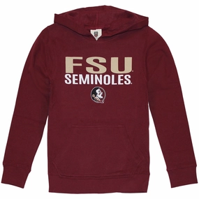 Stylish Wear Wes & Willy Kid's FSU Seminoles/Seminole Logo Design Hood - Garnet