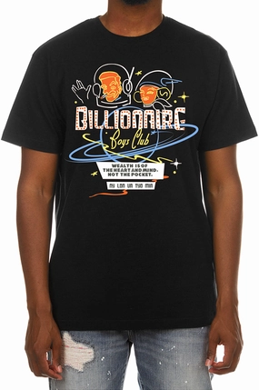 Comfy Layer Breathable mesh panel Billionaire Boys Club BB Lights Short Sleeve Knit Tee