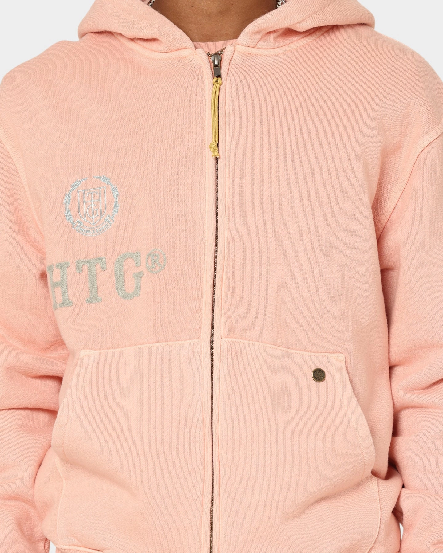 Soft Texture Honor The Gift Neighborhood Hoodie Peach