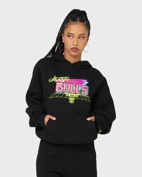 Modern Look popular in Europe New Era Chicago Bulls Retro Arcade Hoodie Black