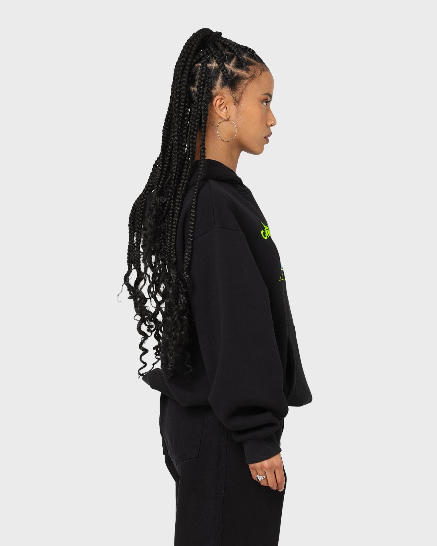 New Era Chicago Bulls Retro Arcade Hoodie Black Layered Comfort