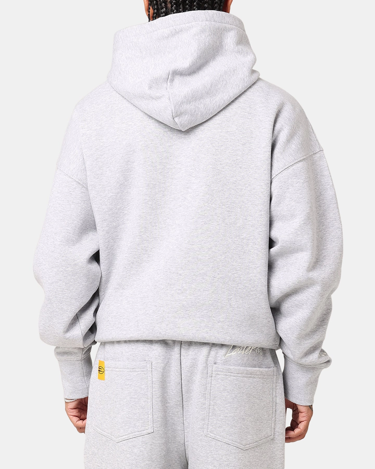 Target - acquisition - capable Loiter Hybrid Premium Hoodie Grey Marle