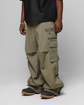 Core Essential Loiter Shadow Cargo Pants Khaki