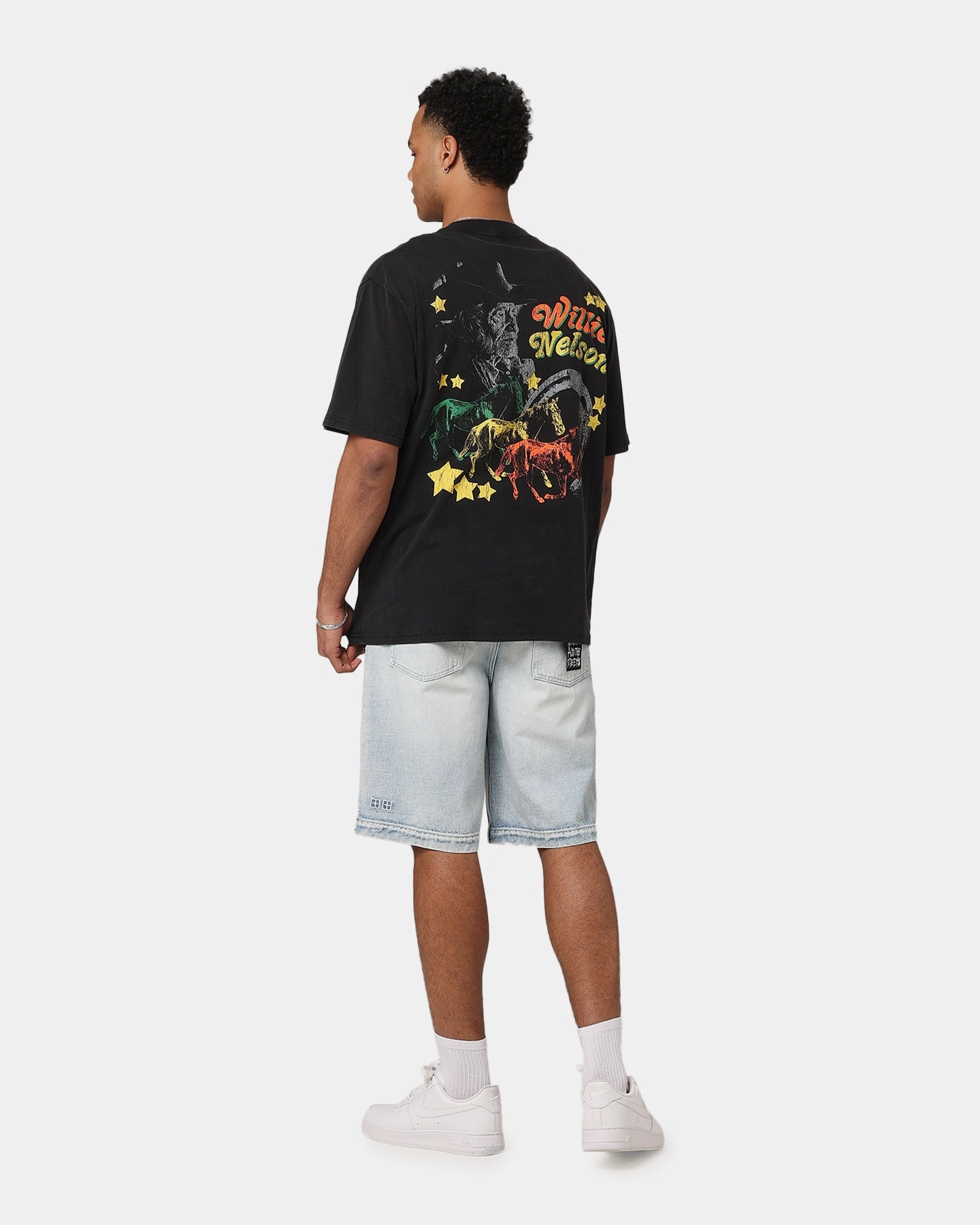 LowImpact Manufacturing Willie Nelson Willie Nelson T-Shirt Washed Black