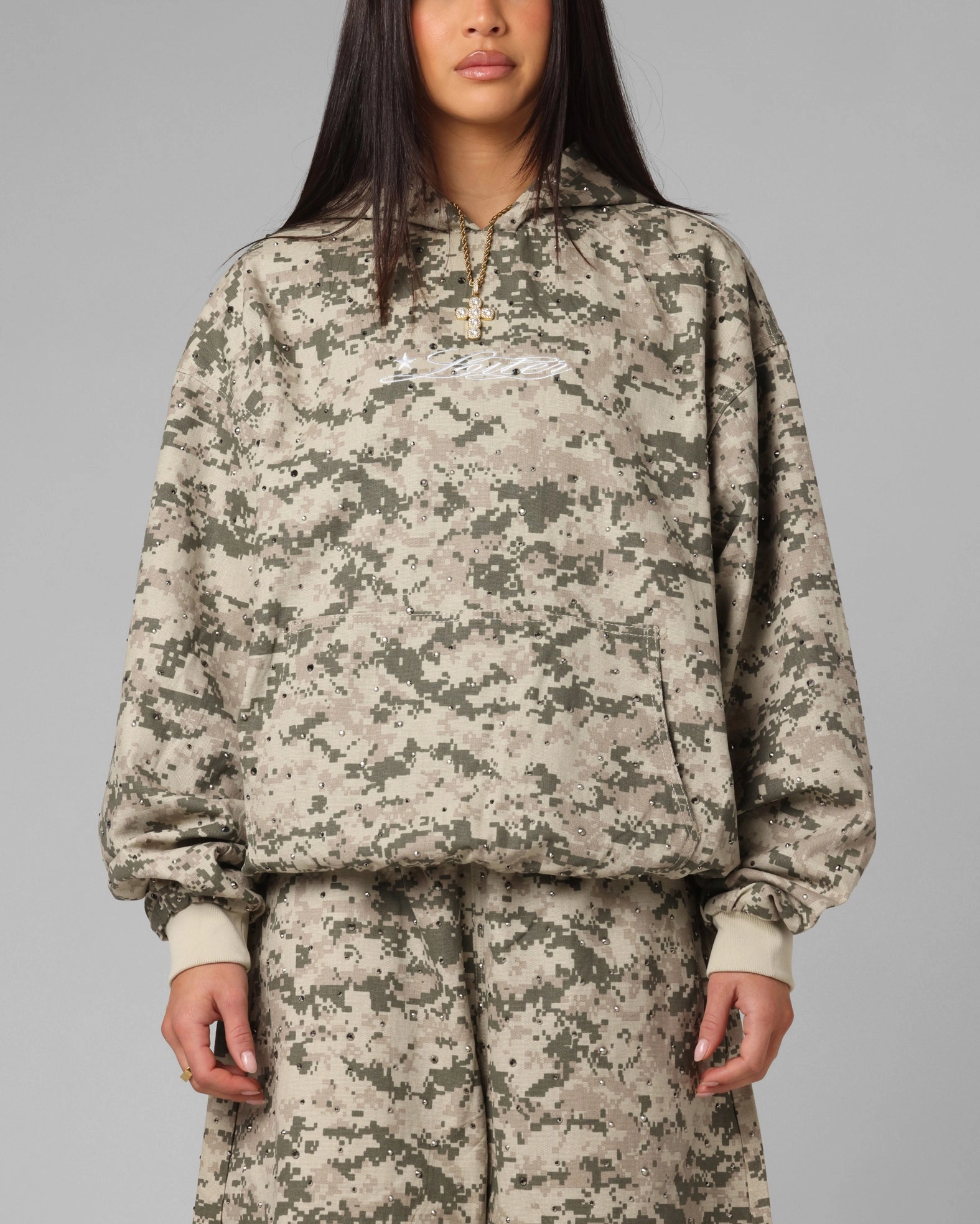Motivate Loiter Hail Storm Premium Hoodie Digi Camo