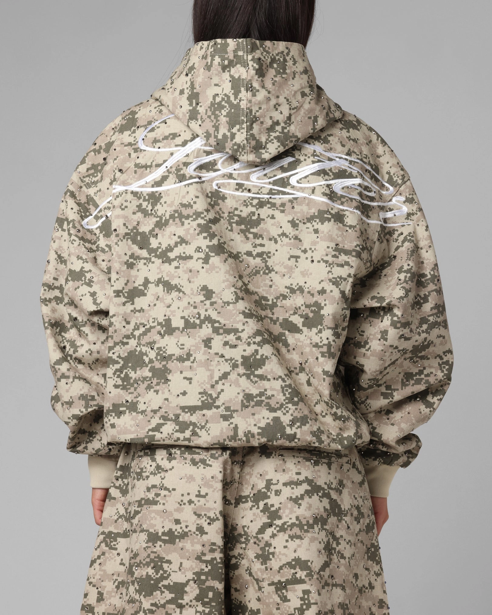 Fast Wear Loiter Hail Storm Premium Hoodie Digi Camo