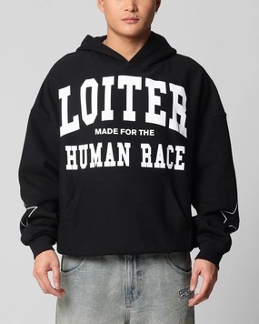 suitable for funerals Loiter Training Day Hoodie Black
