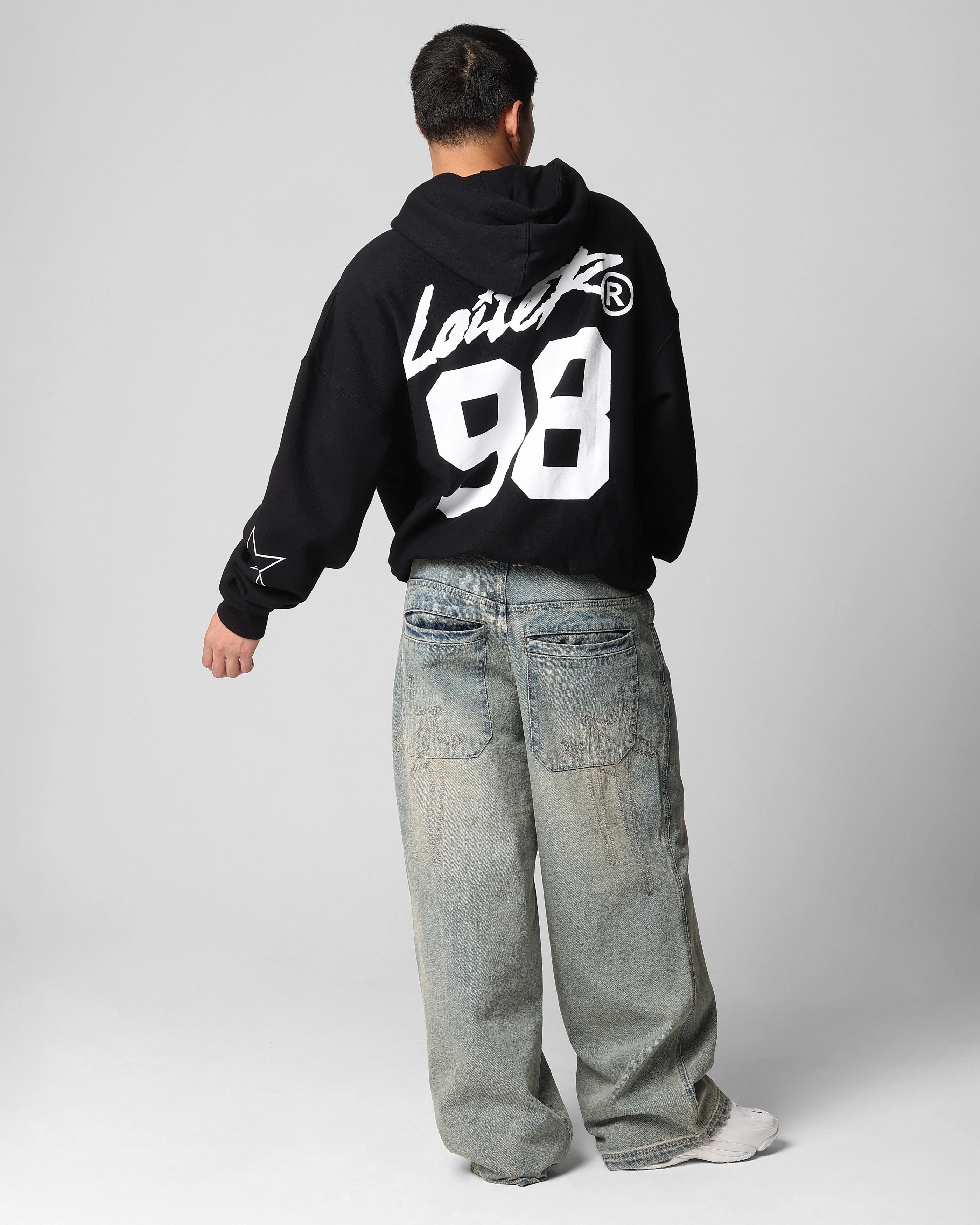 Loiter Training Day Hoodie Black casual outing Performance Jacket