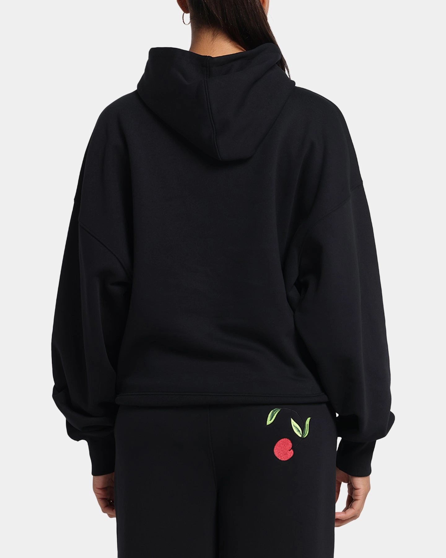 Windproof Construction Weekend Comfort Ed Hardy Cherry Hoodie Black