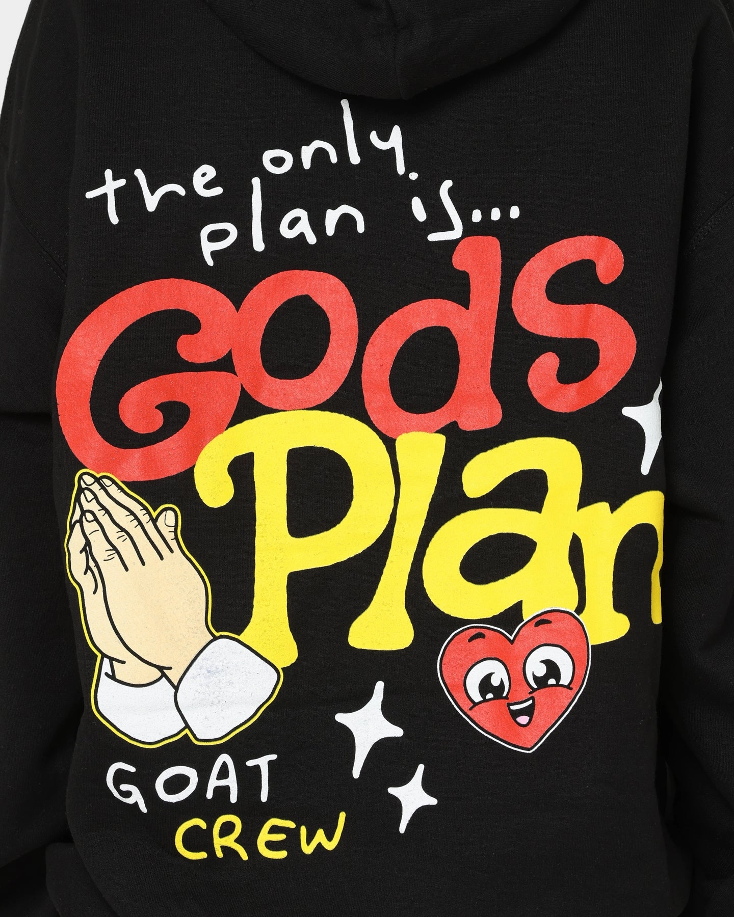 Goat Crew Godsplan Hoodie Black Waterproof Zippers Show
