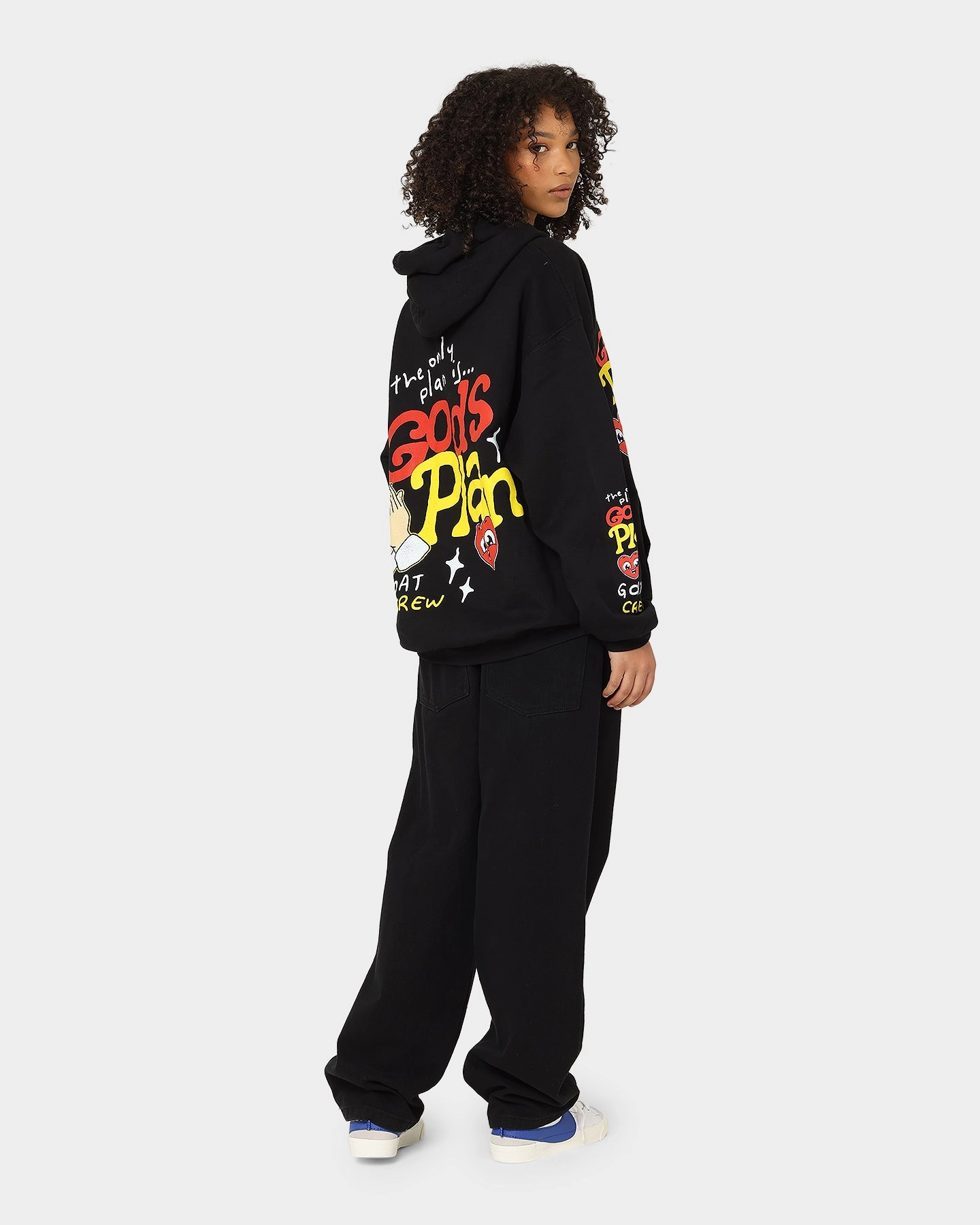 Goat Crew Godsplan Hoodie Black SnapFasteners