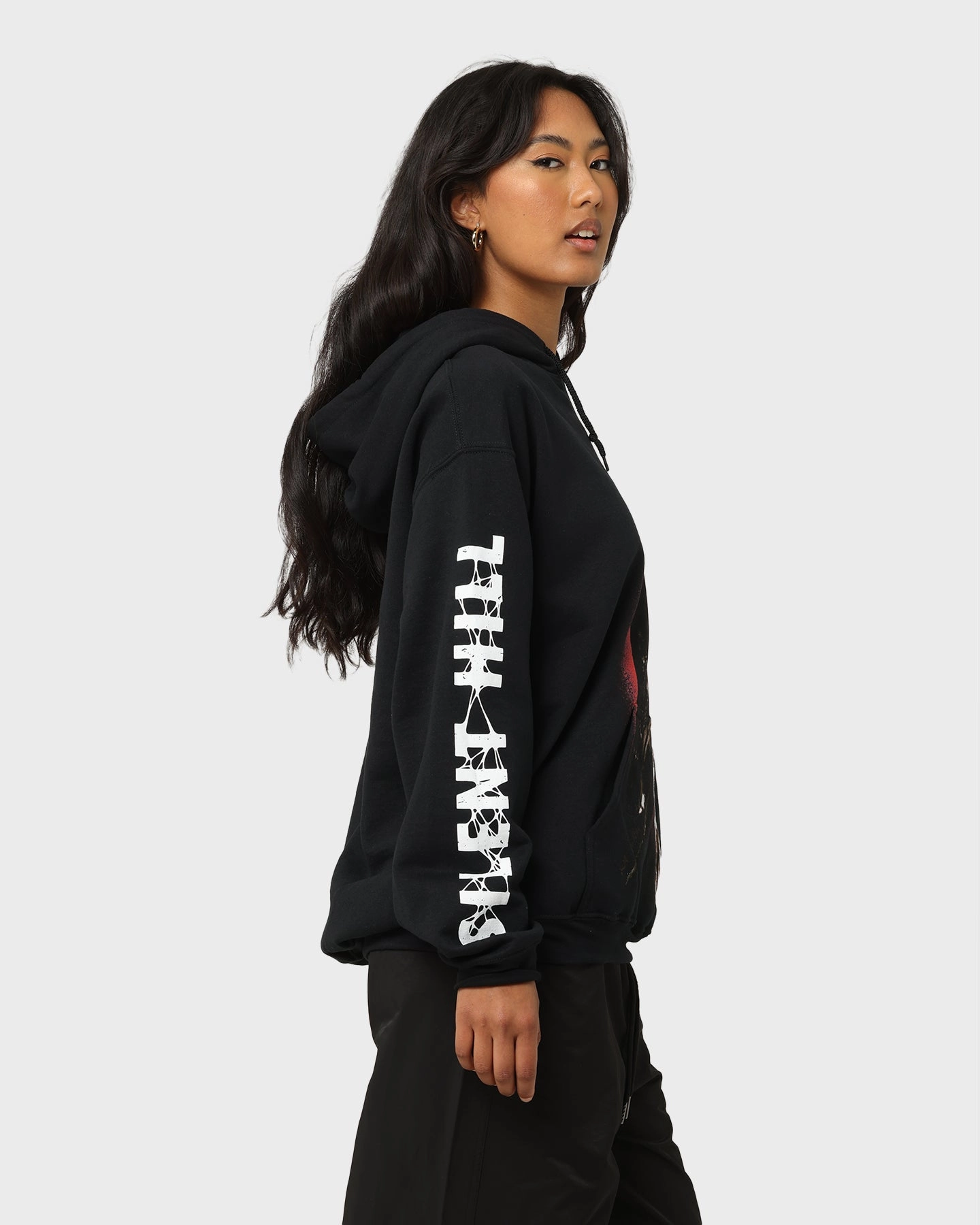 Rats Get Fat X Silent Hill Pyramid Head Hoodie Black Noise Reducing Zippers