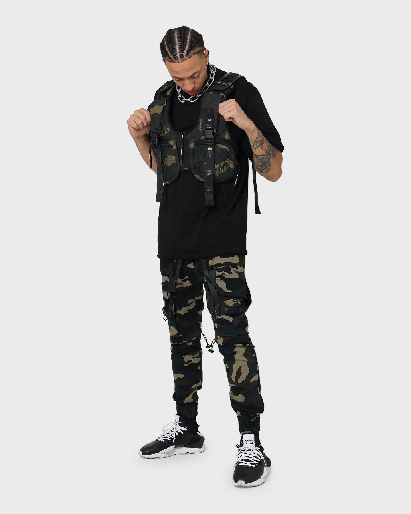 Protective Layering Ventilation Grommets DXXMLIFE L-3 A Chain$aw Utility Vest Woodland Camo