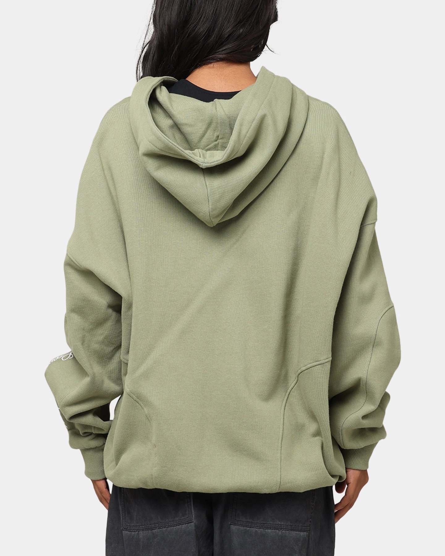 Carre Legacy Panelled Zip Hoodie Green Performance Ready