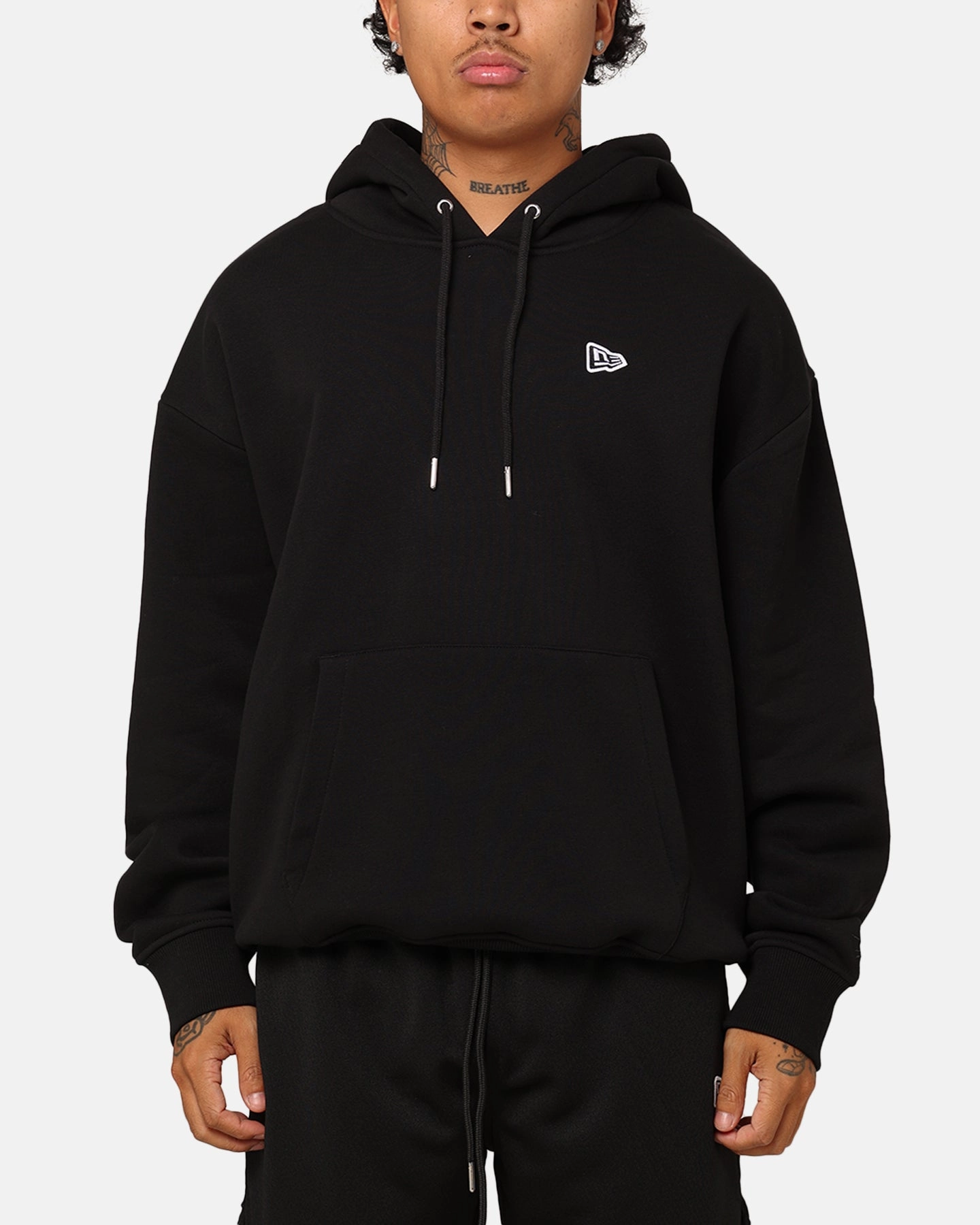 New Era Branded Hoodie Black Promote Era