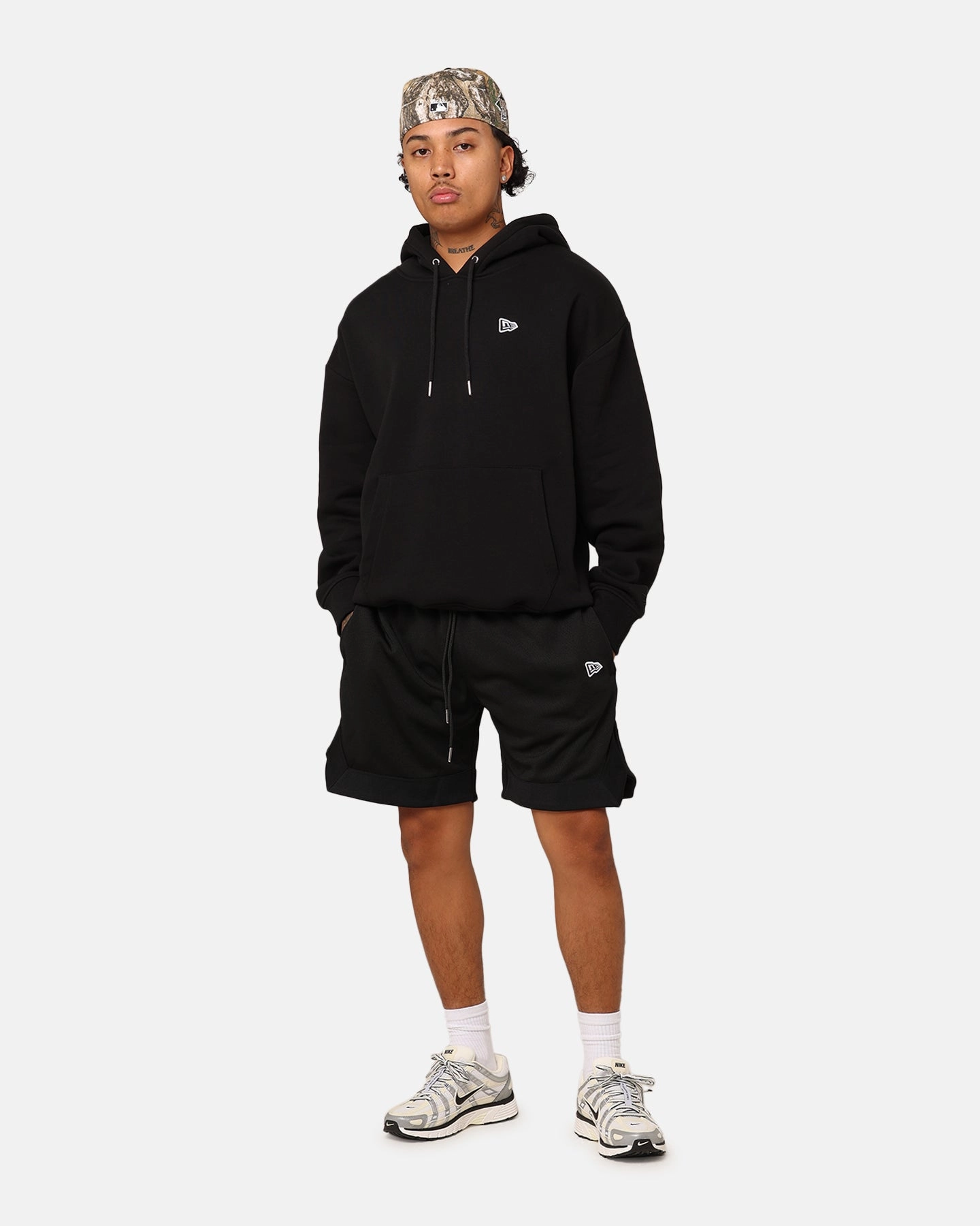 Insulated Core Summer New Era Branded Hoodie Black