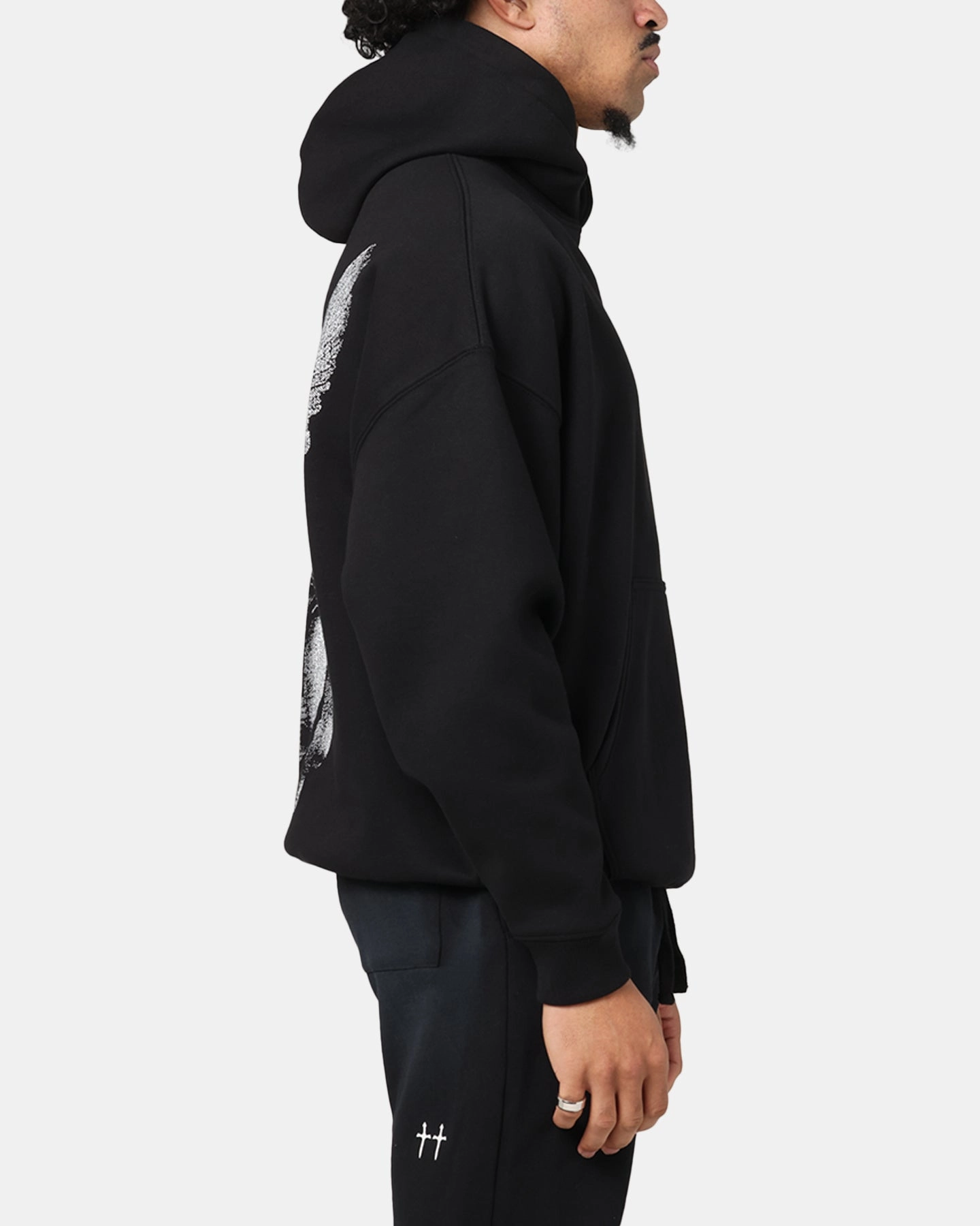 Saint Morta Redemption Boxy Hoodie Black Weather Protection
