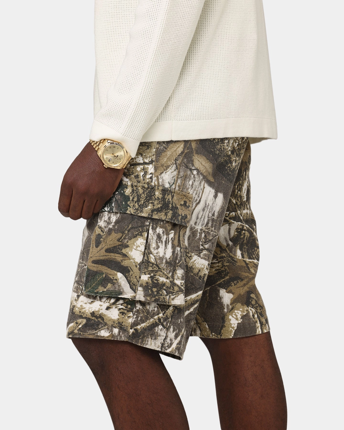 Minimal Finish XXIII Torrent Cargo Shorts Real Tree Camo