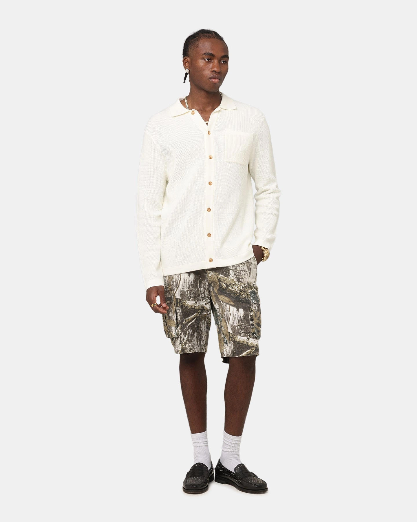 NonSlipGrip XXIII Torrent Cargo Shorts Real Tree Camo