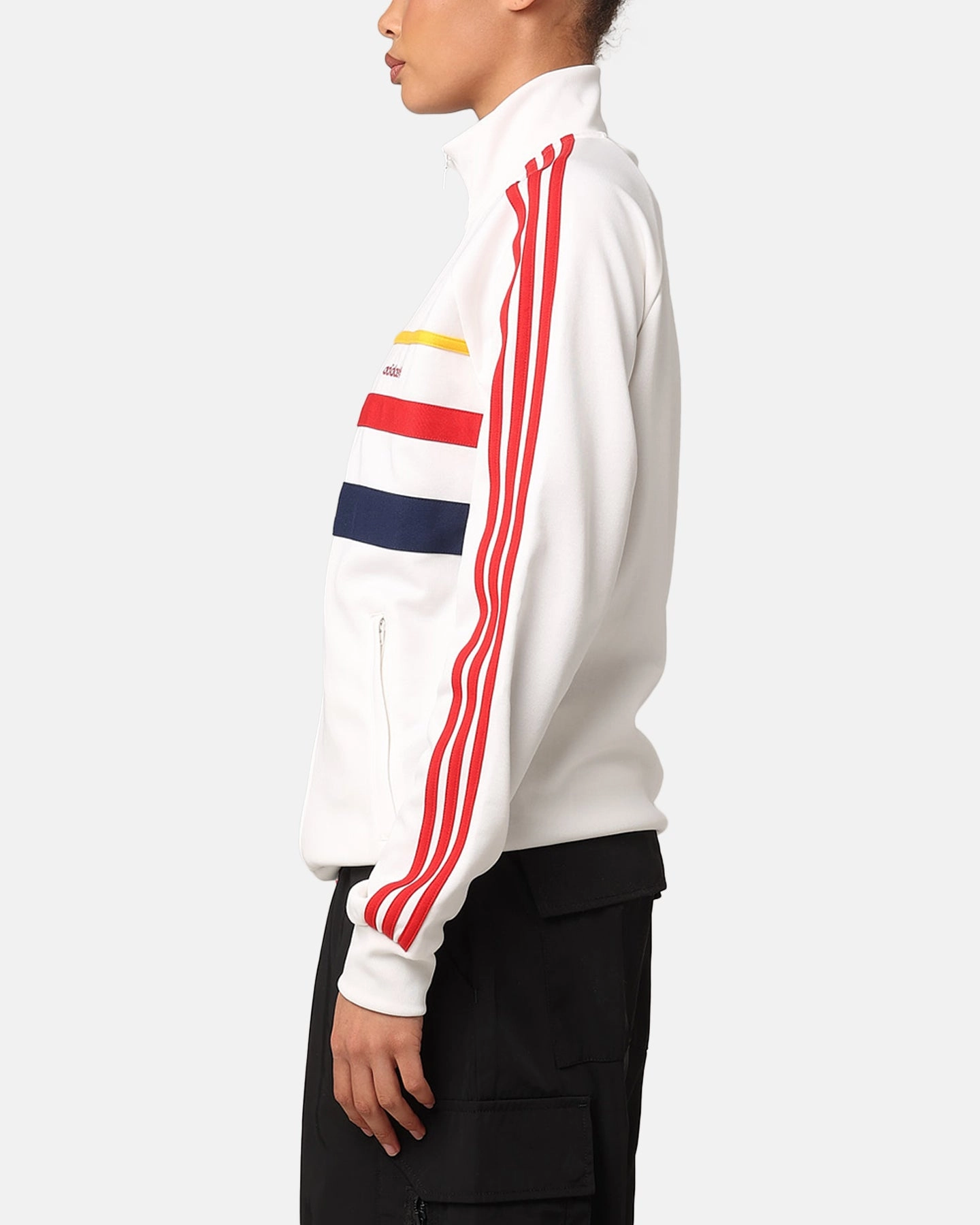 Adidas First Track Jacket Cloud White Snag Free Zippers