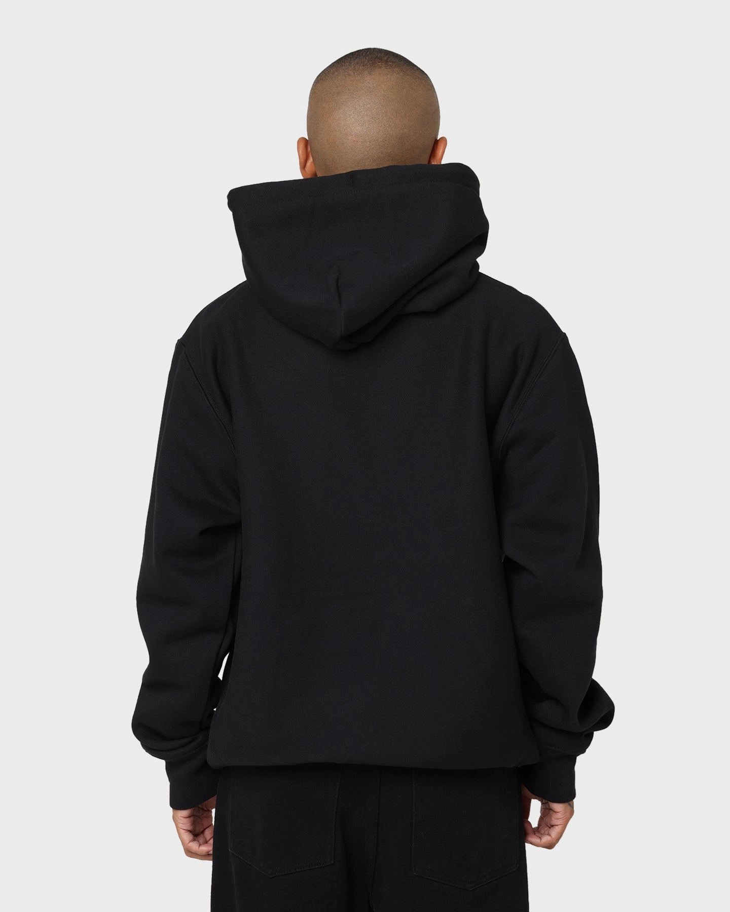 Schedule Champion Reverse Weave Hoodie Black
