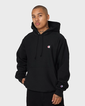 ConvertibleCollar suitable for weekend getaways Champion Reverse Weave Hoodie Black