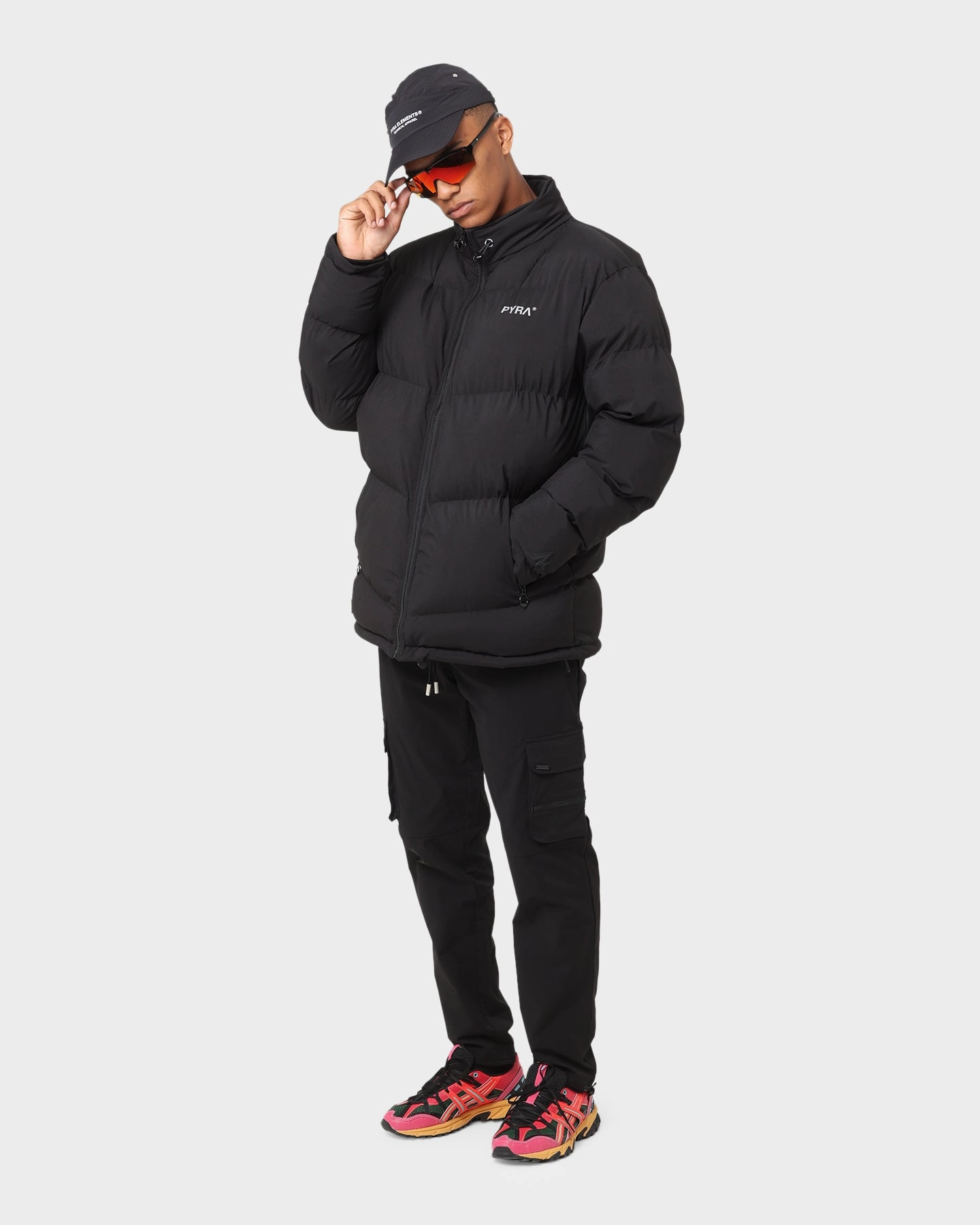 PYRA Padded Puffa Jacket Black runway show Occasion