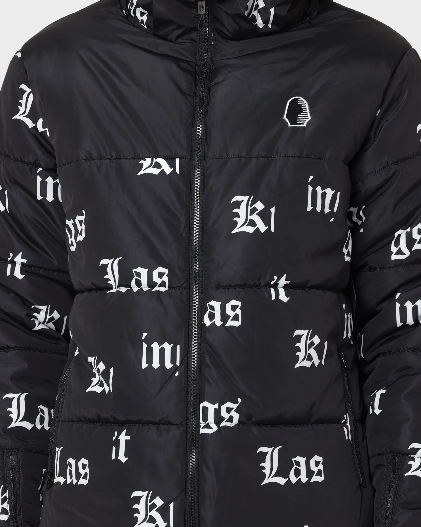 Last Kings Fragment Puffer Jacket Black divers