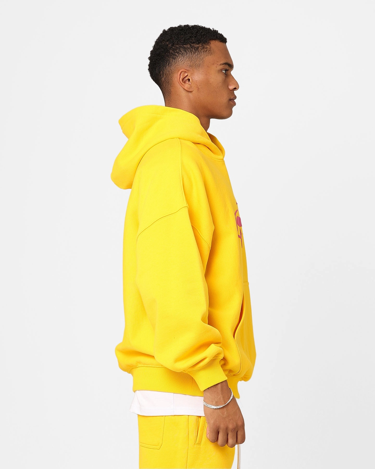 suitable for beach vacations gift - giving option Carre 2K Oversized Hoodie Yellow