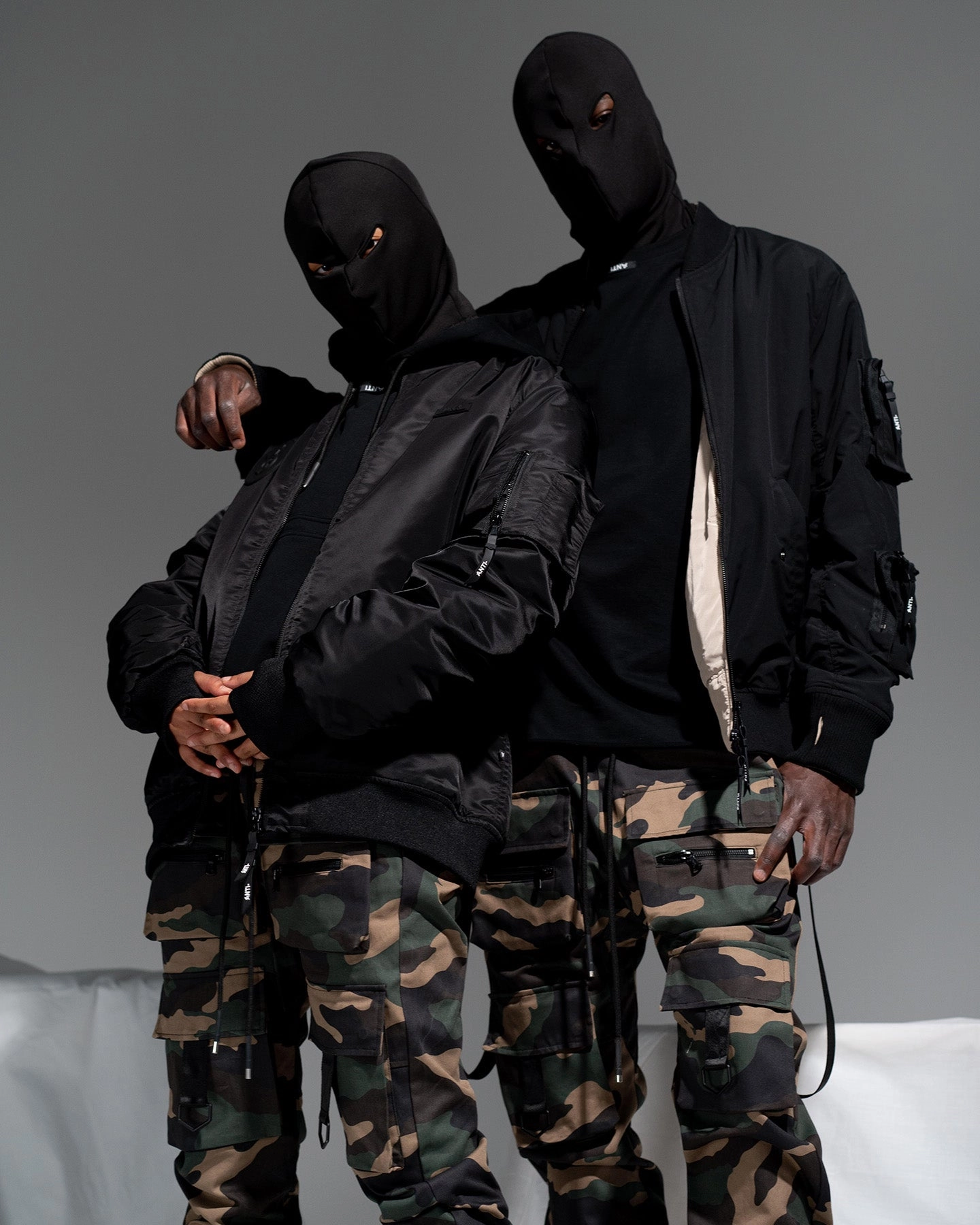 The Anti Order Antidote Oversized Bomber Jacket Black/Black Keep
