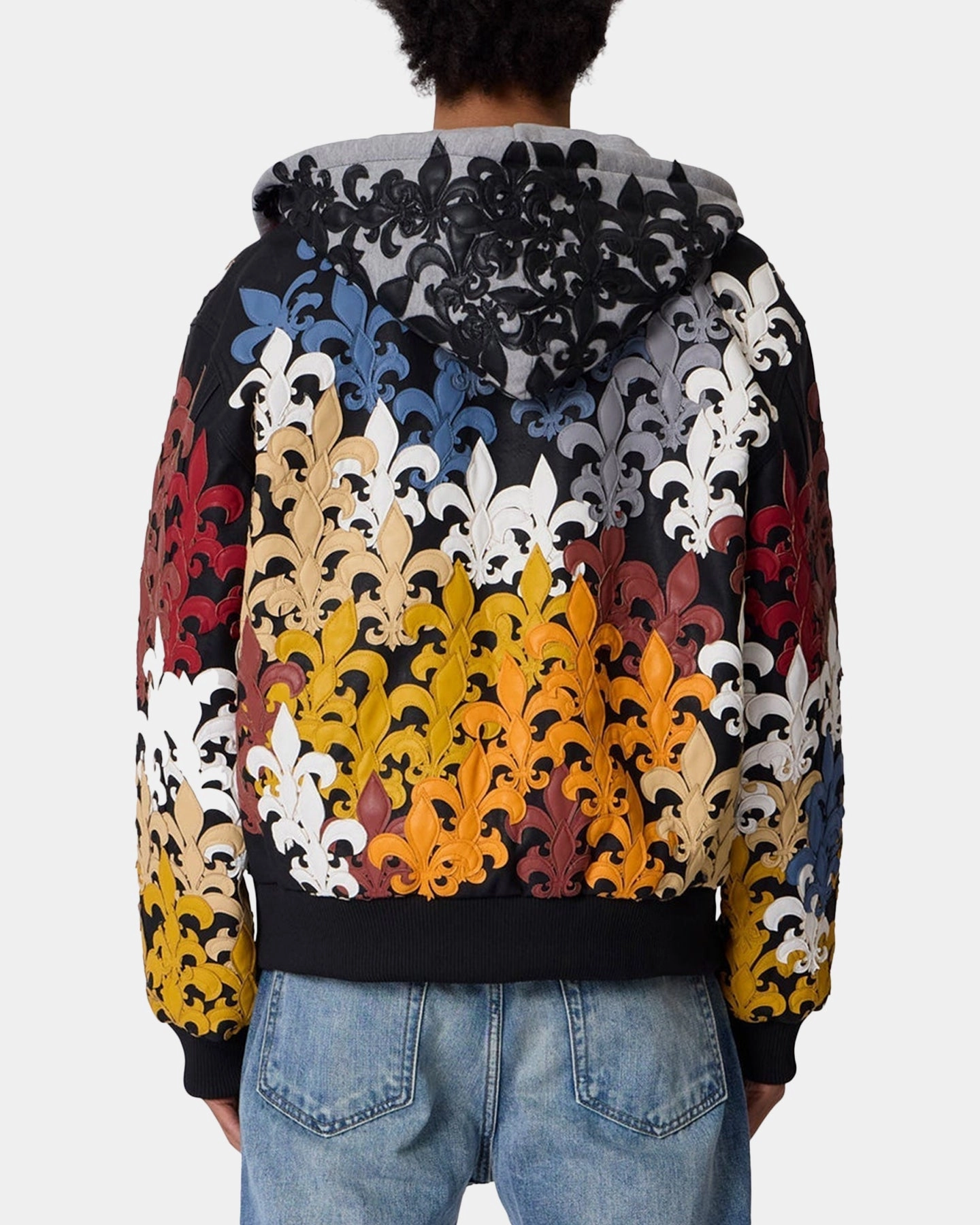 Probability MNML Fleur De Lis All-Over Hoodie Multi