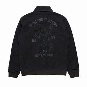 HypoallergenicInnerLayer UV Protective Maharishi U.A.P. Embroidered Tour Jacket 'Black'