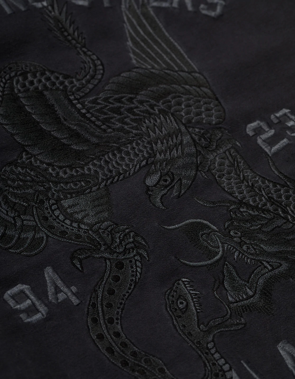 AbrasionResistantSurface Office Wear Maharishi U.A.P. Embroidered Tour Jacket 'Black'
