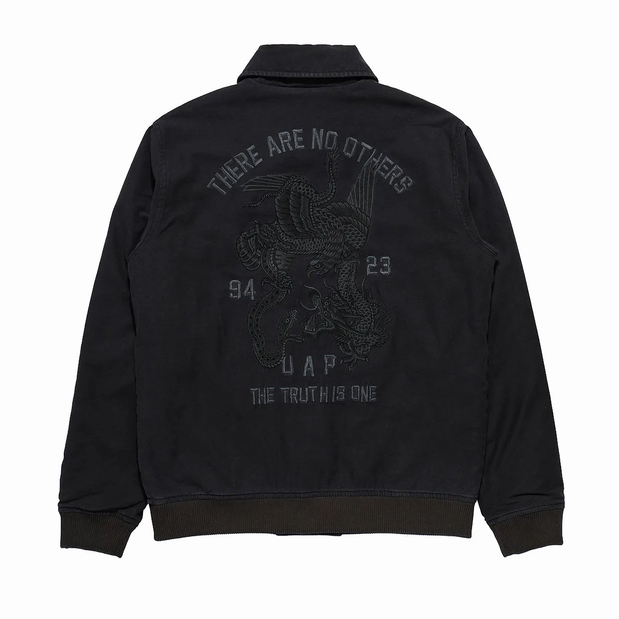 Maharishi U.A.P. Embroidered Tour Jacket 'Black' Stretchable Panels
